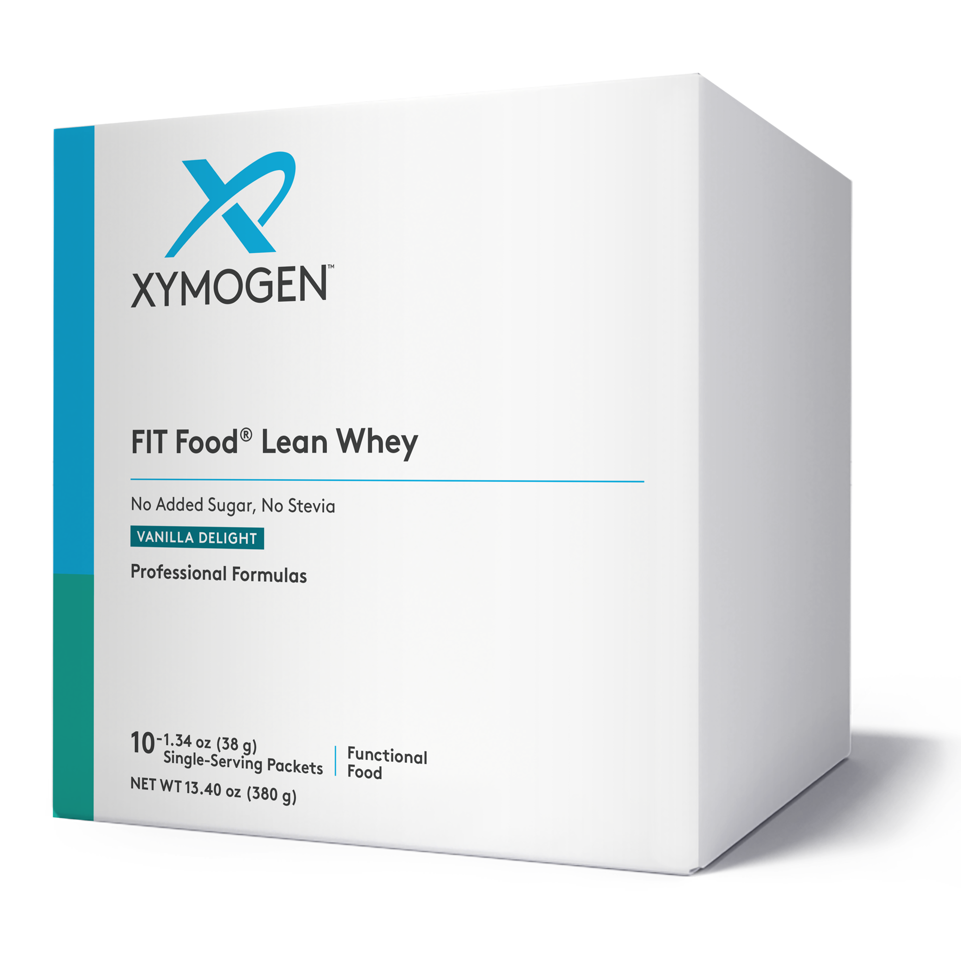Xymogen, FIT Food® Lean Whey Vanilla Delight No Added Sugar, No Stevia 10 Servings UPC 871149007324 | HiLife Vitamins